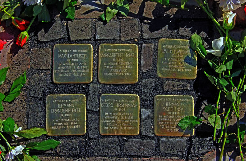 Filme zu Stolpersteinlegungen