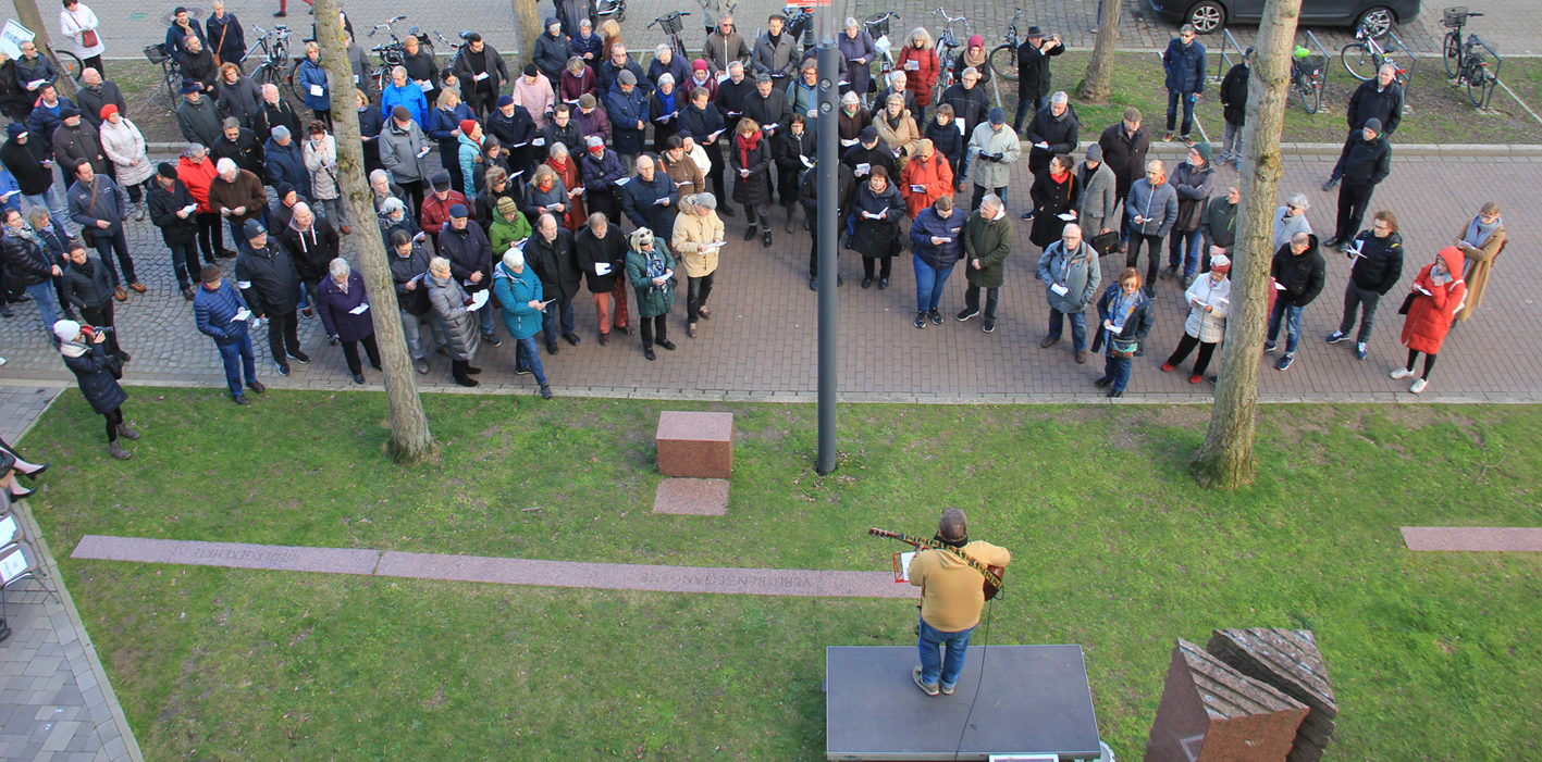 Gedenken am Widerstandsmahnmal