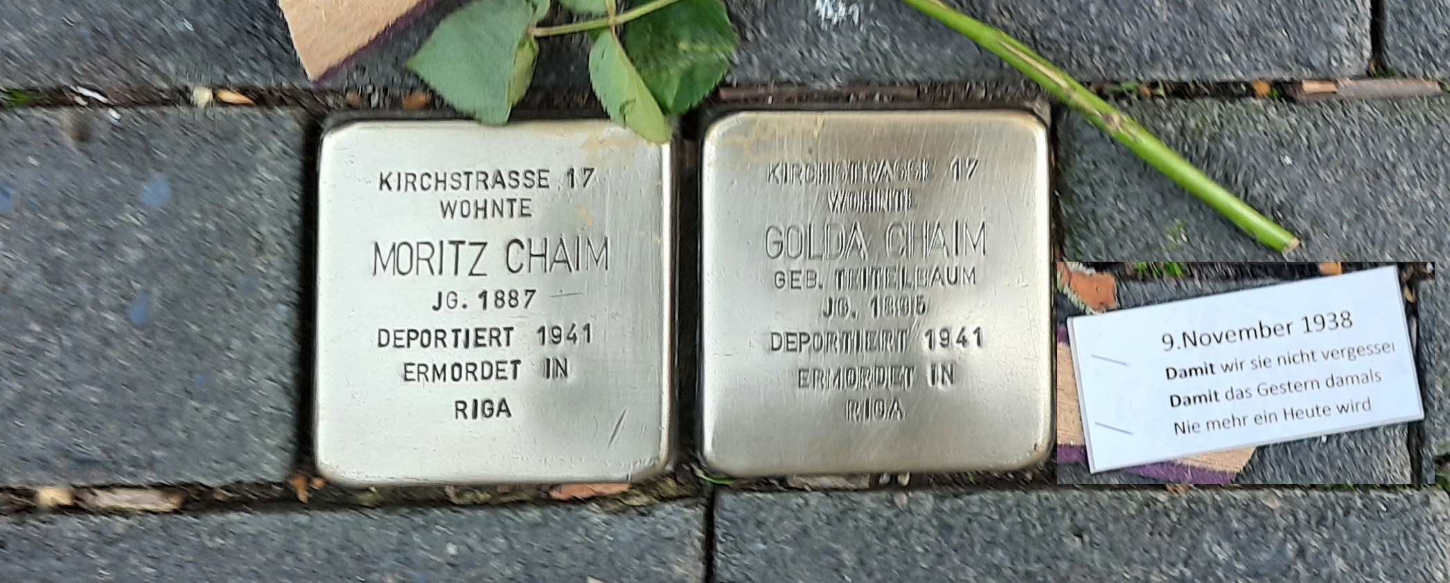 27. Januar: Aktion zur Reinigung der Stolpersteine